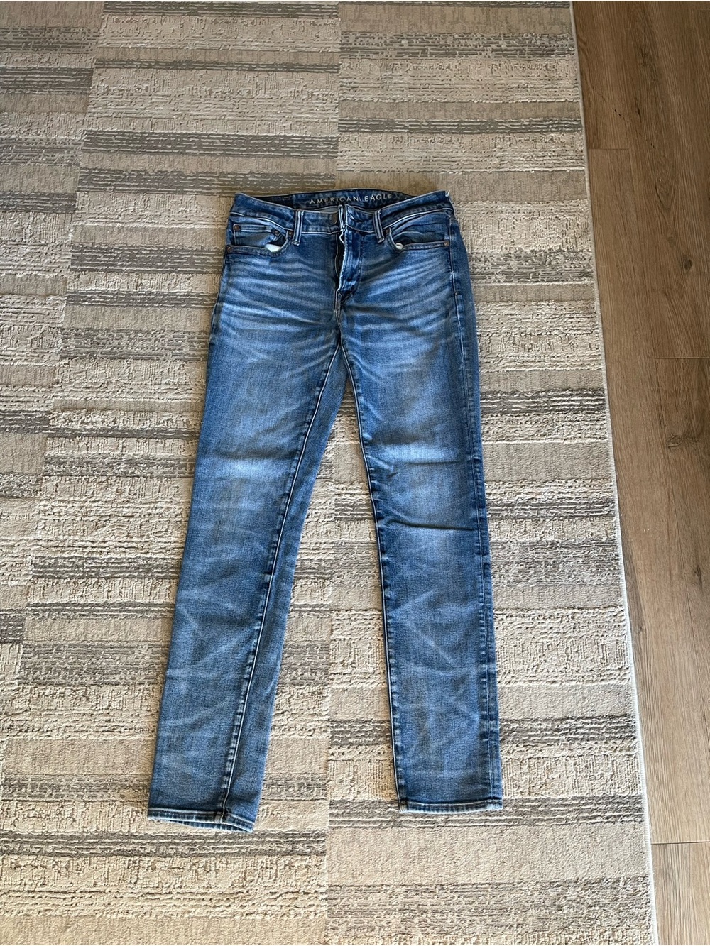 American Eagle Outfitters Slim Blue Stretch Jeans - Men's